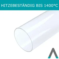 APANA Quartz Glasröhre Glas Tube Heizpilz Pelletfackel Länge 1120