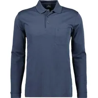 RAGMAN Soft Knit Polo Knopf Langarm Herren Poloshirt