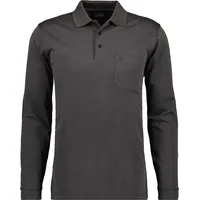 RAGMAN Soft Knit Polo Knopf Langarm Herren Poloshirt