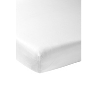 Meyco Baby Spannbettlaken Wiege - Uni White - 40x80/90cm
