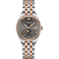 Certina DS-8 Lady Moon Phase C033.257.22.088.00 - grau,silber-rosé -