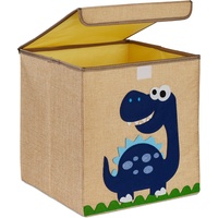 Relaxdays Aufbewahrungsbox, für Kinder, faltbar, HBT: 33 x 33