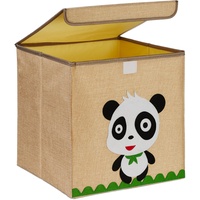 Relaxdays Aufbewahrungsbox, für Kinder, faltbar, HBT: 33 x 33
