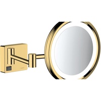 Hansgrohe AddStoris Rasierspiegel mit LED Leuchte, polished Gold optic