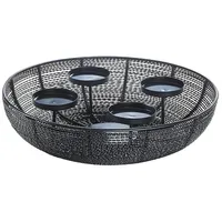 Kobolo Kerzenhalter WIREBOWL4 in schwarz | Gr.: onesize