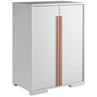 MID.YOU Kinderkleiderschrank 'London', weiß/buche