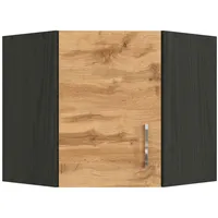 Held Eckoberschrank ca. 60 cm Eiche/Anthrazit