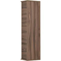 VOLEO Hochschrank Louisiana, Nussbaum, Glas, 4 Fächer, 41.2x152.1x32 cm,