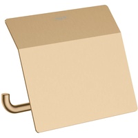 Hansgrohe AddStoris Papierrollenhalter mit Deckel, brushed bronze