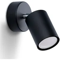 Sollux Lighting Wandleuchte LEMMI 1 schwarz