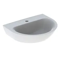 Geberit Renova Handwaschbecken 50cm, Hahnloch, ohne Überlauf, weiß (500.498.01.1)