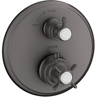 Axor Montreux Thermostat Unterputz mit Absperrventil brushed black chrome