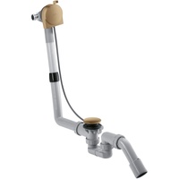 Hansgrohe Komplettset Exafill S Wanneneinlauf, Ab- + ÜL-Garn., brush.