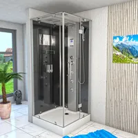 AcquaVapore AquaVapore Dampfdusche Duschtempel Sauna Dusche Duschkabine D38-13R2-EC 90x90