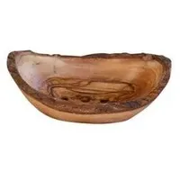 D.O.M. Die Olivenholz Manufaktur Seifenschale rustikal groß 14-16cm