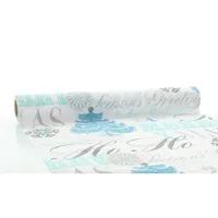 Sovie HOME Tischläufer Xmas-Greetings in Türkis aus Linclass® Airlaid,