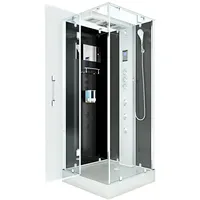 AcquaVapore Dampfdusche Duschtempel Sauna Dusche Duschkabine D38-23L2 100x100 cm