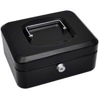 Pavo Geldkassette, schwarz, Maße: (B)200 x (T)160 x (H)90