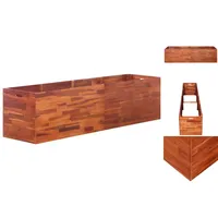 VidaXL Garten-Hochbeet Akazienholz 200x50x50 cm