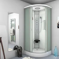 AcquaVapore Duschkabine Fertigdusche Dusche Komplettkabine D10-20M1-EC 100x100 cm -