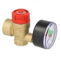 OEG Sicherheitsventil 1/2'' Heizung, 3 bar mit Manometer