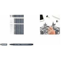 Pentel Pointliner Fineliner schwarz 0,2 mm, 1 St.