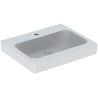 Geberit iCon Waschtisch 60cm, Hahnloch, ohne Überlauf, weiß
