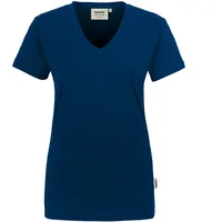 Hakro Damen V-Shirt Classic marine M