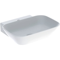 Geberit ONE Aufsatzwaschtisch Schalenform, Abgang vertikal, 50cm, Hahnloch mittig