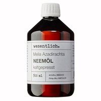 Wesentlich. Neemöl kaltgepresst 500ml - 100% reines Öl (Melia