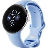 Google Pixel Watch 2 Wi-Fi polished silver Sportarmband porcelain