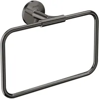 Hansgrohe Handtuchring Axor Uni. Circular 250x216mm, schw, Wandmont., pol.