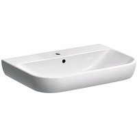 Geberit Smyle Waschtisch 70cm, Hahnloch und Überlauf, weiß/KeraTect 500248018