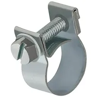Riegler Spannbackenschelle, Stahl glanzverzinkt (W1), Nenn-Ã ̧ 17 mm,