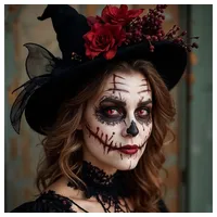 Aricona Kontaktlinsen - Leuchtend rote Kontaktlinsen Motivlinsen Katzenaugen -