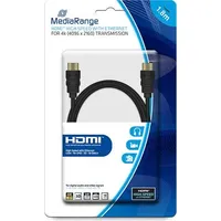 MediaRange HDMI mit Ethernetkabel HDMI (S)