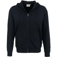 Hakro Kapuzen-Sweatjacke Premium schwarz, 4XL