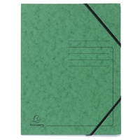 Exacompta Eckspanner 555413E DIN A4 Karton grün