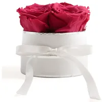 ROSEMARIE SCHULZ Heidelberg Kunstblume Rosenbox weiß rund 4 Infinity