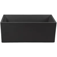 Ondis24 Pflanzkübel Blumenkübel Blumentopf Vulkan Pierre 100cm, Schiefer Optik