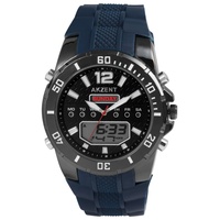 Akzent Herrenuhr mit Silikonarmband