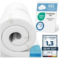 Aktivshop ELONEO Gel Topper 100x200cm, Matratzentopper aus 5 cm