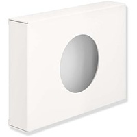 Hewi System 900 Hygienebeutelspender 900.06.01160DX aus Edelstahl, pulverbeschichtet, weiß