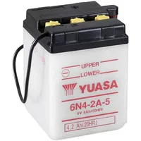 YUASA 6N4-2A-5 Batterie ohne Säurepack