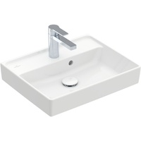 Villeroy & Boch Collaro Handwaschbecken 50x40x15cm, mit Überlauf, weiß
