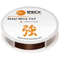 Zeck Angeln Raubfischvorfach Stahlvorfach Meterware - 7x7 Steel Wire