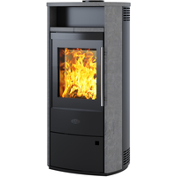 Kleining Kaminofen DUBLIN, Naturst Naturstein Grau 6 kW mit