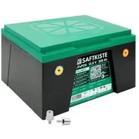 Saftkiste 300 LiFePO4-Batterie mit Bluetooth und DualBMS, 300Ah, Batteriepole