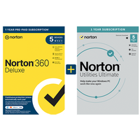 NortonLifeLock Norton 360 Deluxe + Utilities Ultimate 5 Geräte