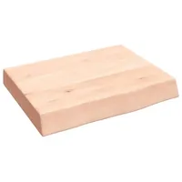 VidaXL Waschtischplatte 40x30x6 cm Massivholz Unbehandelt